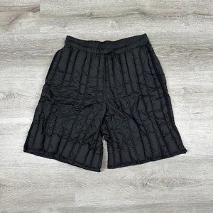 Holzweiler Black Down Feather Puffer Shorts